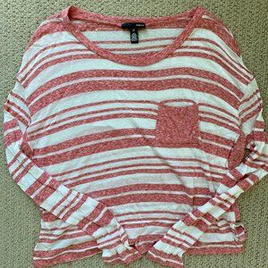 Women's long sleeve striped tee